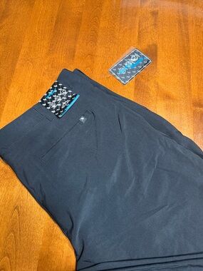 Men's Black Performance Stretch Pants